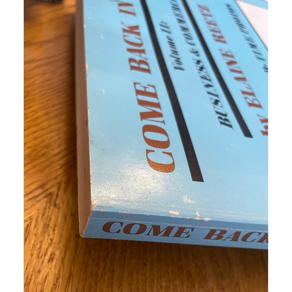 Come Back in Time Vol II Business & Commerce Elaine Reetz Wisconsin History 1982 - Picture 8 of 8